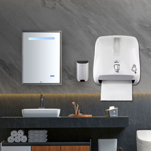 Коммерческое маленькое зондирование с большим рулоном сухой рукой бумага для бумаги для бумаги коробка настенная настенная торговая торговля супер общественная ванная комната