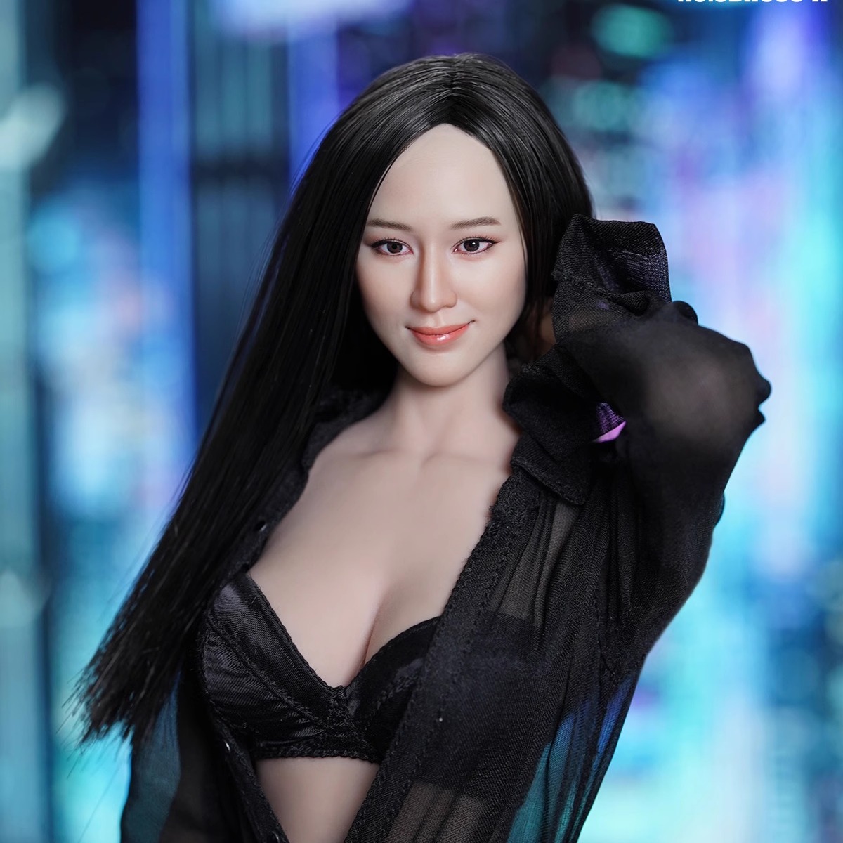 1/6兵人模型亚洲台湾女头雕明星美女张钧甯sdh039头像 - 图2