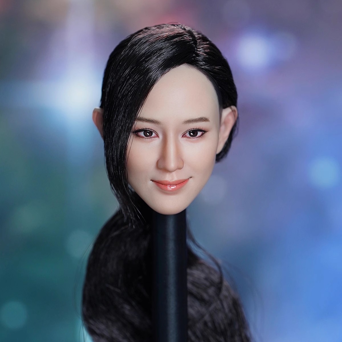 1/6兵人模型亚洲台湾女头雕明星美女张钧甯sdh039头像 - 图1