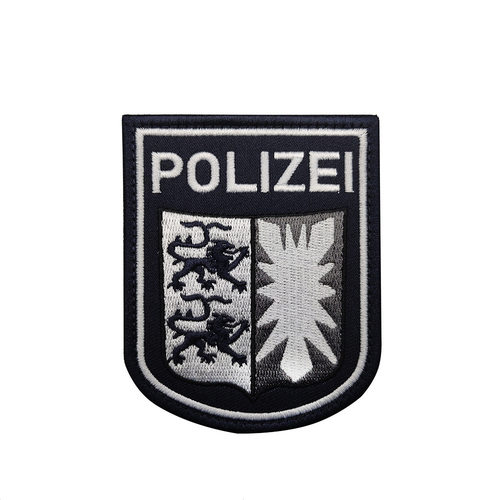 德国POLIZEI英文字母战术背心背面刺绣布贴章魔术贴胸条臂章 - 图1