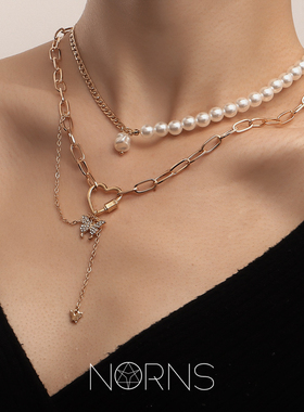 Norns合金公主风项链设计感