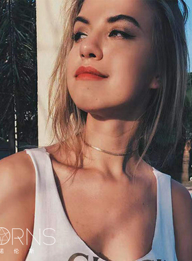 欧美饰品短款蛇骨链