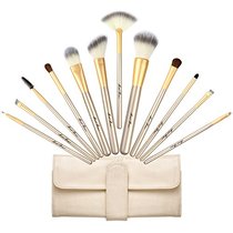 Makeup Brush Set Premium 12 Pcs Synthetic Kabuki
