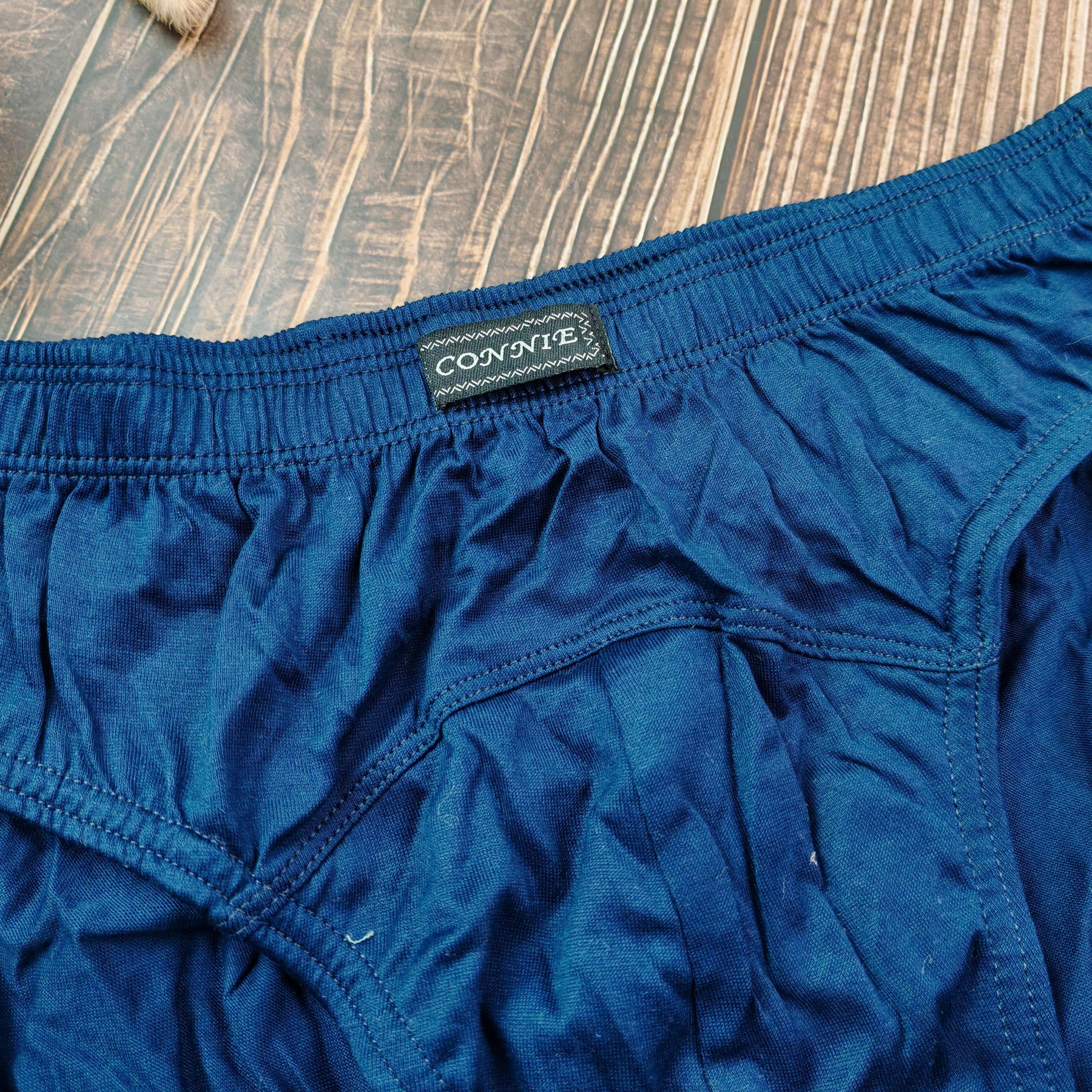 XL2XL内销丝光棉平纹男士三角裤舒适透气中腰内裤纯棉深蓝色底裤,淘宝优惠券,粉丝福利购,淘宝优惠卷