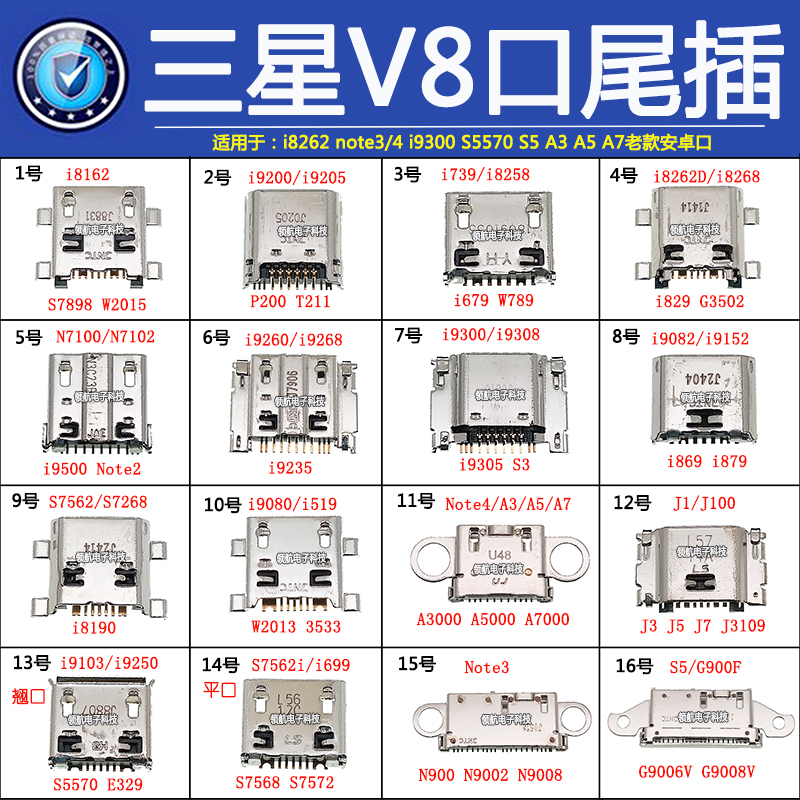 适用三星A51 A71 A6060 A7050 A715F A515F A70S手机充电尾插接口 - 图1