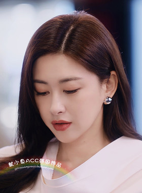 气质百搭简约OL金属球耳环耳扣女