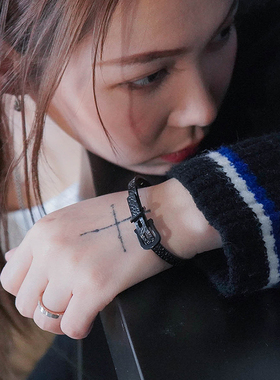 ROADLATIVE皮带扣情侣钛钢手镯