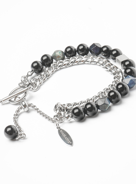 ROADLATIVE双层拼接虎眼石手链