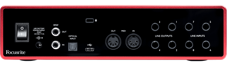 福克斯特Focusrite Scarlett 18i8 三代直播录音声卡 USB Type-C - 图1