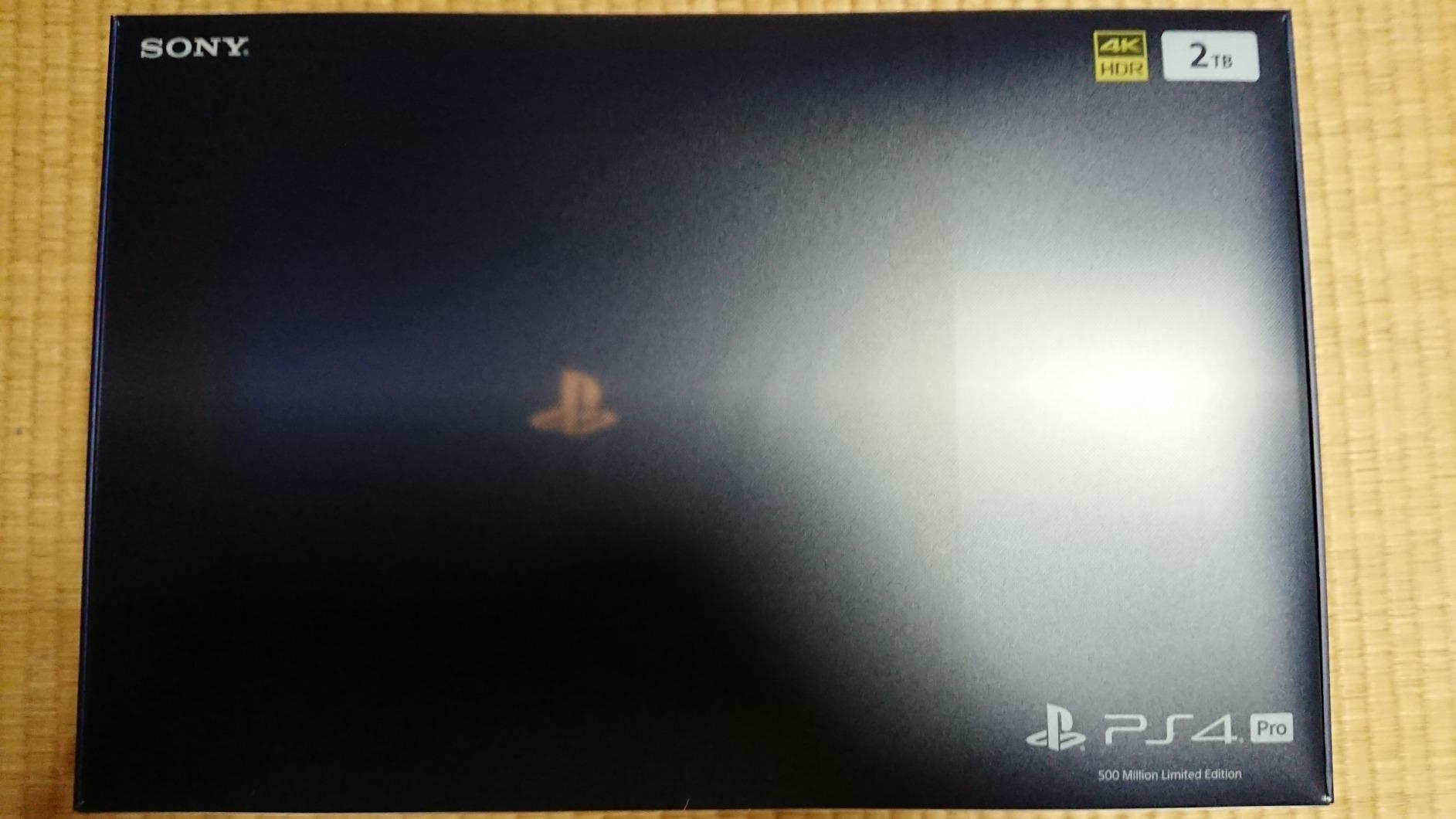 日本代购索尼SONY PS4 PRO 5亿限定版/透明蓝日版游戏纪念主机2TB - 图0