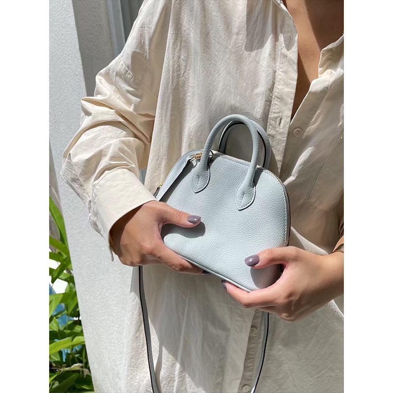 可爱实用担当~真皮贝壳包18山羊皮 gleee女士包袋