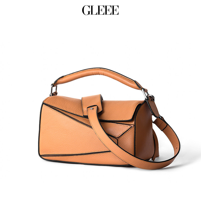 『用好皮做自然摔puzzle mini斜跨包 gleee女士包袋