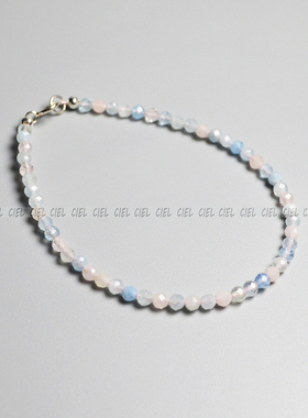 ciel原创3mm小米珠天然摩根石