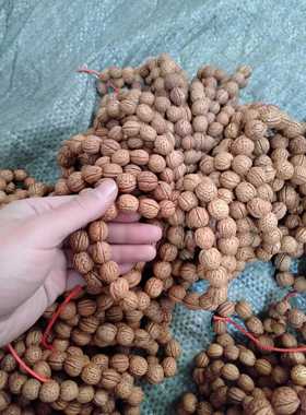 野生山桃核手串佛珠自然色