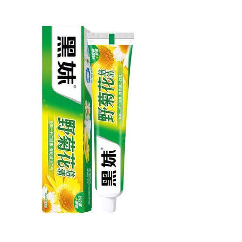 黑妹牙膏6支装天然野菊花清新口气含口洁素清火去渍国货正品包邮 - 图3