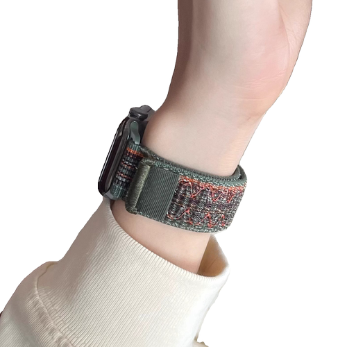 适用苹果手表新款拼色创意表带iwatch8765运动s9表带舒适透气回环 - 图3