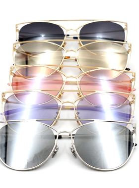 海歌漫复古时尚猫眼太阳镜