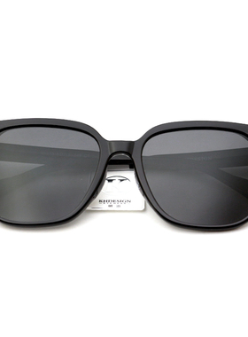 KHDESIGN/明治男女黑超防紫外线太阳眼镜开车高清大框墨镜K2373