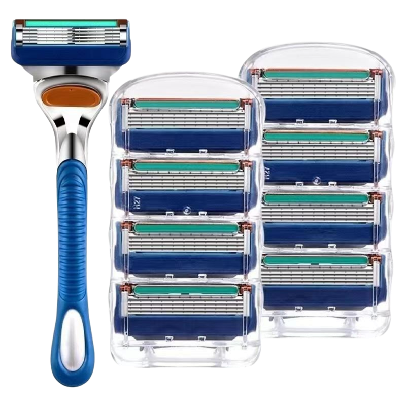Five-layer blade men's manual razor