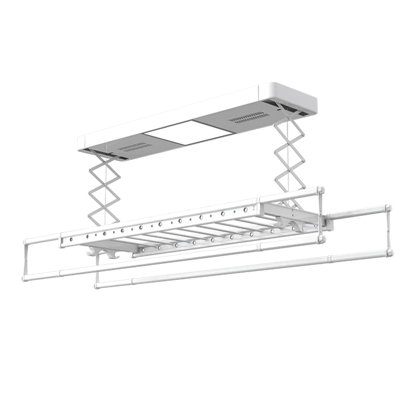 电动晾衣架遥控升降家用阳台收缩晒衣架烘干全自动智能凉晾衣机杆-图3