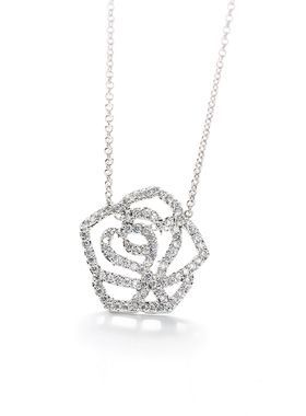 高档欧美精致锆石水钻吊坠镀金