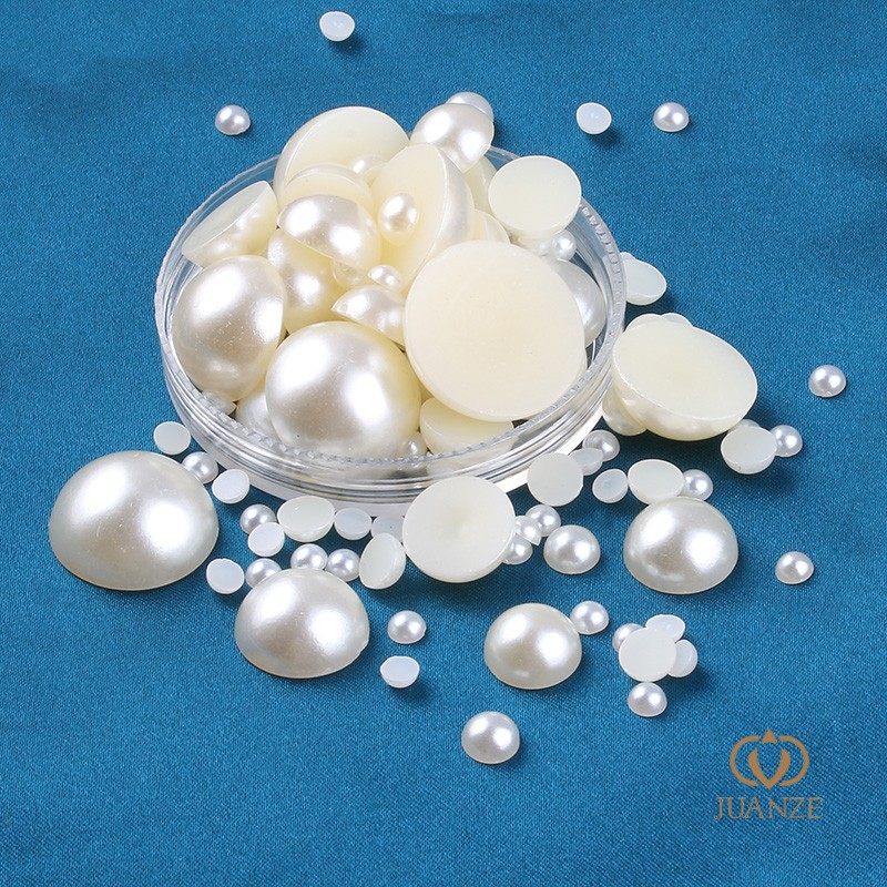 abs仿半圆珍珠diy材料半球贴片圆珠饰品手工配件平底散珠耳饰头饰,淘宝优惠券,粉丝福利购,淘宝优惠卷