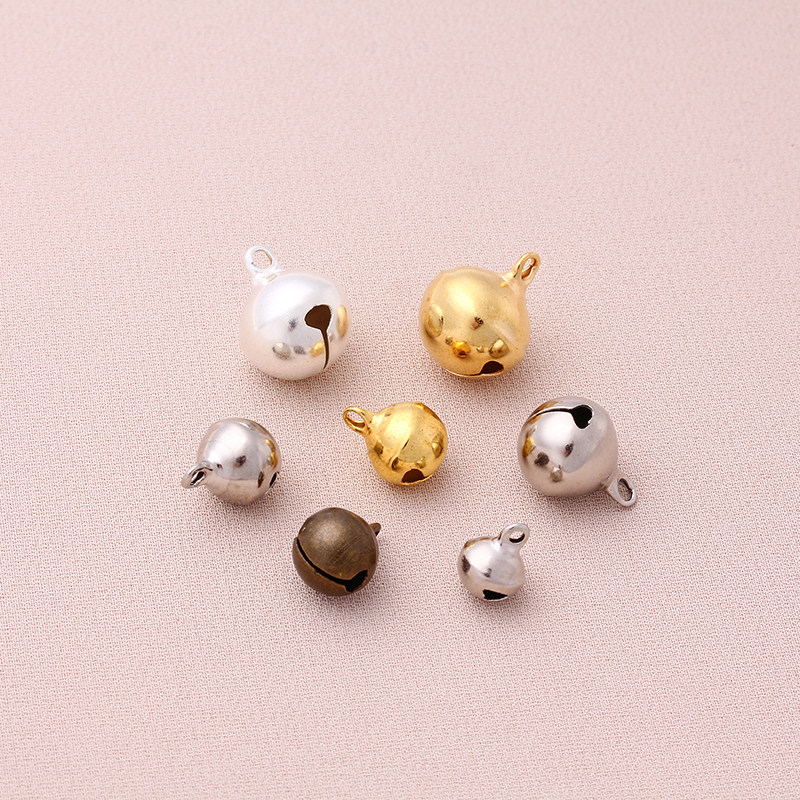 纯铜铃铛手工diy宠物装饰铃铛串珠手链脚链钥匙扣小吊饰配件材料,淘宝优惠券,粉丝福利购,淘宝优惠卷