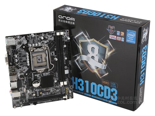 华硕H310M-K H310CD3  B360小板 M.2 支持6-7-8-9代CPU i5 9400 - 图0