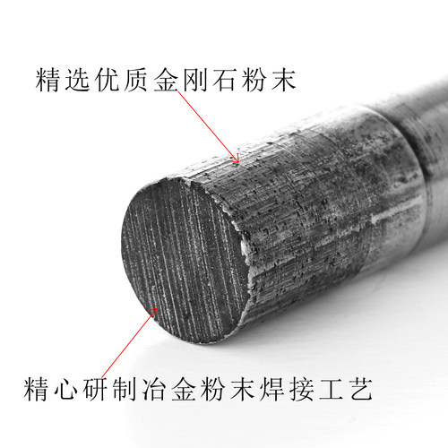 上官金钢石圆形笔粉末砂轮整形刀耐磨型金属笔洗石笔金刚笔精磨 - 图0