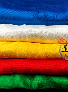 高档真丝哈达藏族饰品