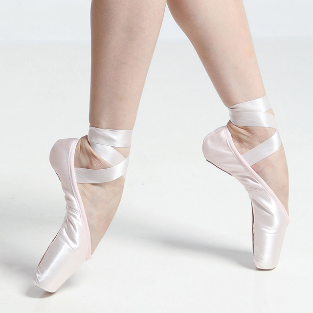 French three-sand two-soled adult satin hard-soled pointe shoes