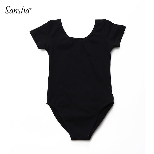 Sansha boys short-sleeved ballet bodysuit basic training suit