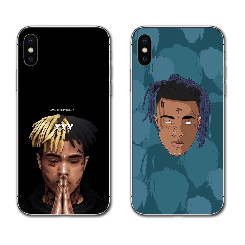 XXXTentacion手机壳适用于iPhone15promax说唱14软硅胶13嘻哈12个性艺术音乐11-图1