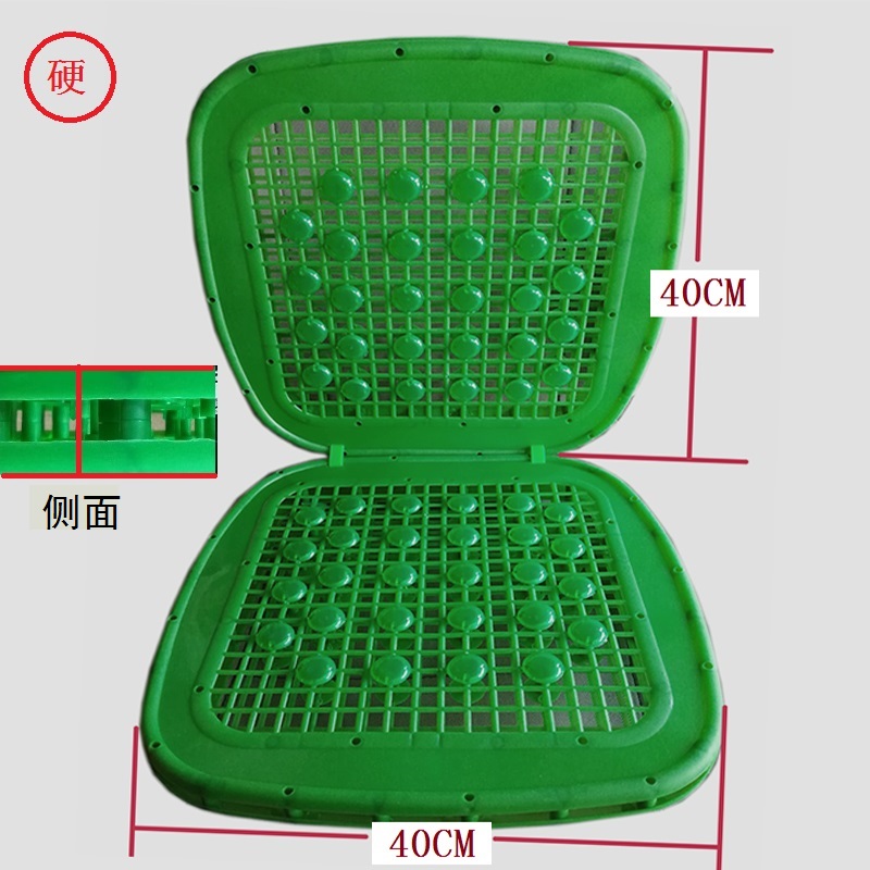 叉车坐垫夏季凉垫通风透气铲车旋耕机挖机拖拉机抱车双层塑料坐垫