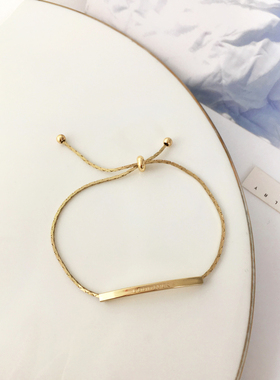 小众可调节新潮款金属手链