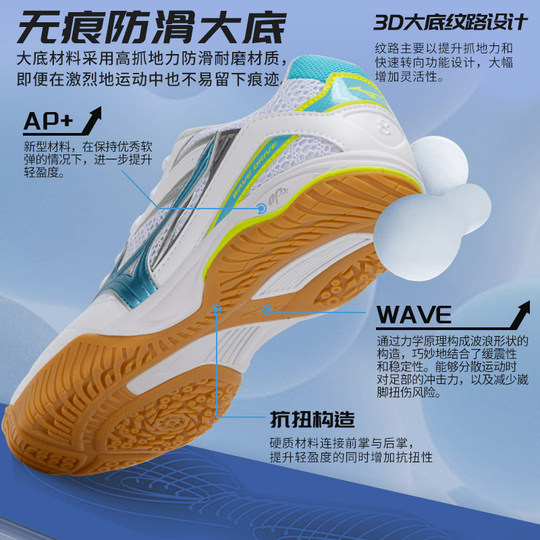 Mizuno table tennis shoes
