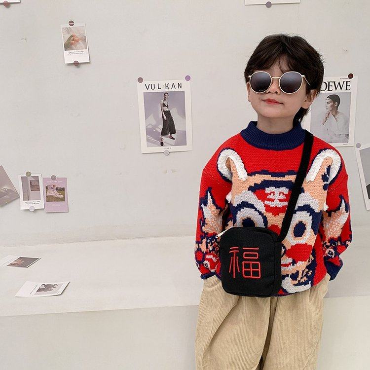 宝宝小包包过年儿童斜挎包女男童女孩卡通可爱福字零钱包,淘宝优惠券,粉丝福利购,淘宝优惠卷