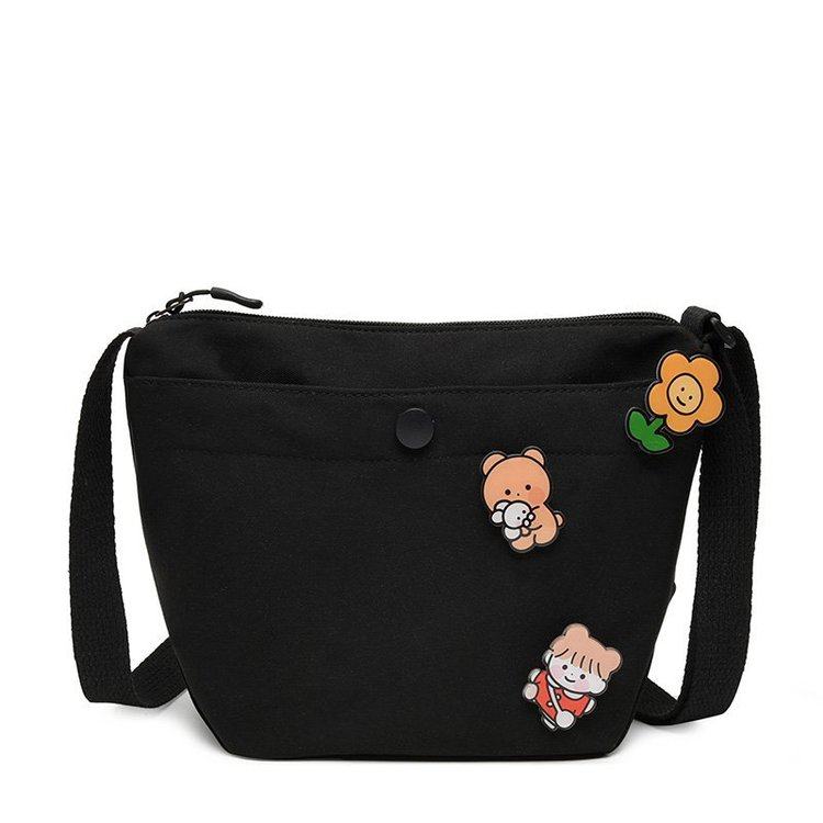 网红水桶包小包包女2025新款潮韩版洋气单肩包质感时尚帆布斜挎包,淘宝优惠券,粉丝福利购,淘宝优惠卷