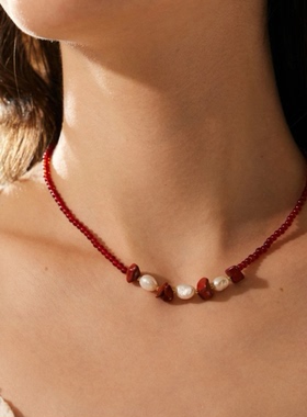 新中式国风项链女款2025新款爆款轻奢小众设计感锁骨链颈链配饰