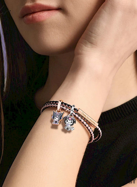 库洛米编制手链贝母手绳