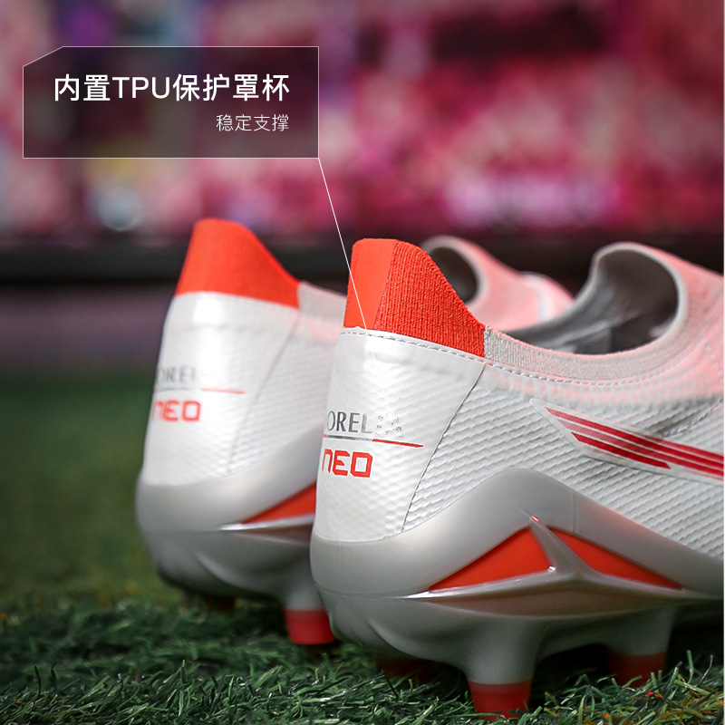 小李子美津浓莫雷拉MORELIA NEO4β高端FG长钉袋鼠皮足球鞋成人男-图3