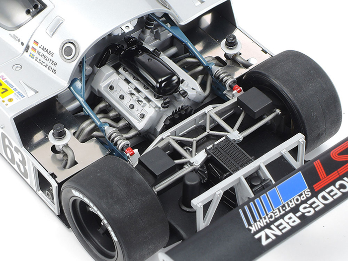 新品田宫 1/24 拼装汽车模型 Benz 1989 Sauber-Mercedes C9 2435 - 图1