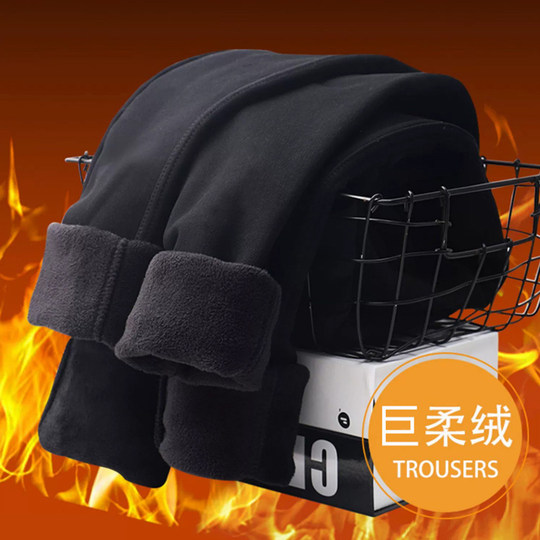 仿牛仔八分小个子打底裤女冬季加绒外穿高腰紧身休闲小脚铅笔女裤