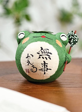 龙虎堂旅行平安青蛙猫咪车载摆件