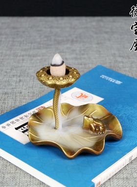倒流香炉创意摆件室内香炉青蛙