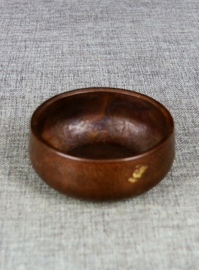 纯铜质水洗茶盂茶碗铜笔洗茶洗