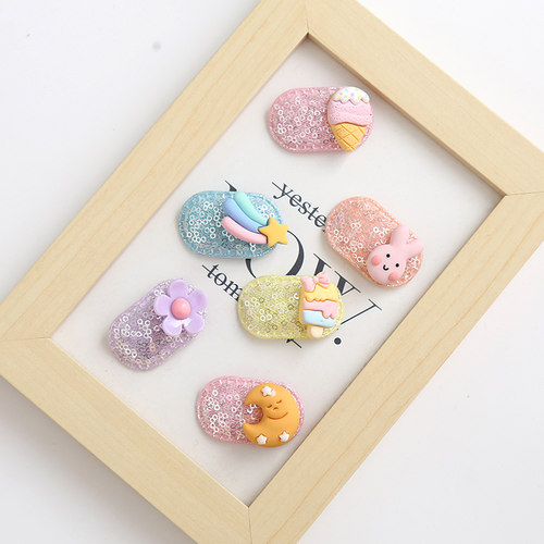 宝宝发夹发卡bb夹女童头花头饰小号夹子小女孩公主卡通儿童发饰 - 图0