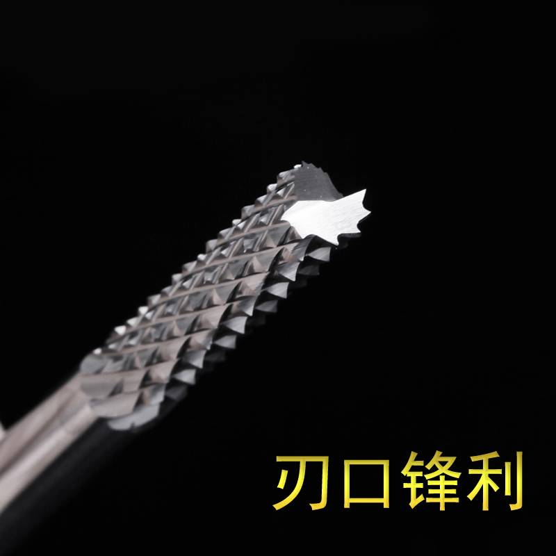 3.175mm4mm6mm玉米铣刀PCB刀锣刀环氧板电路板碳纤维雕刻机刀具 - 图3