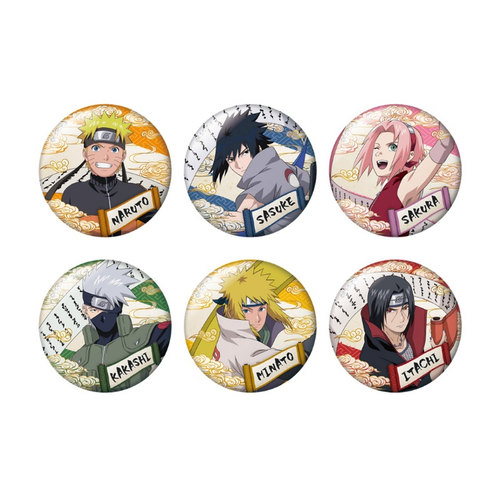 日本正版火影忍者疾风传 卷轴 大徽章吧唧盲盒 漩涡鸣人周边谷子 - 图3