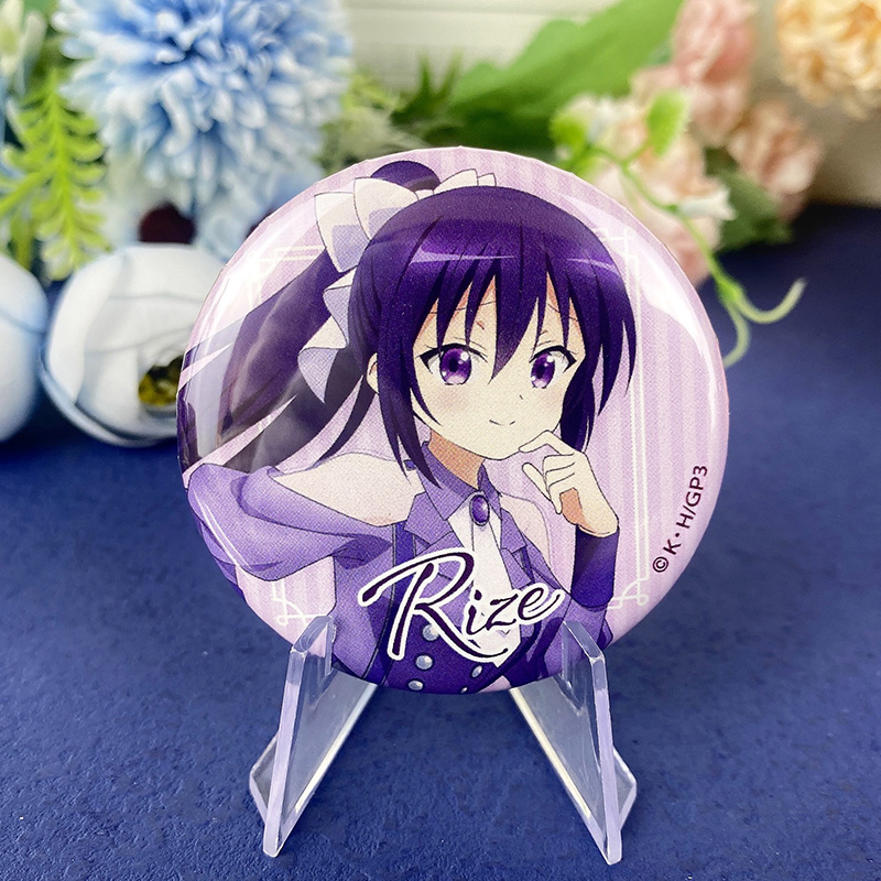 日本正版 请问今天要来点兔子嘛 徽章盲盒 偶像制服ver. 周边谷子 - 图1